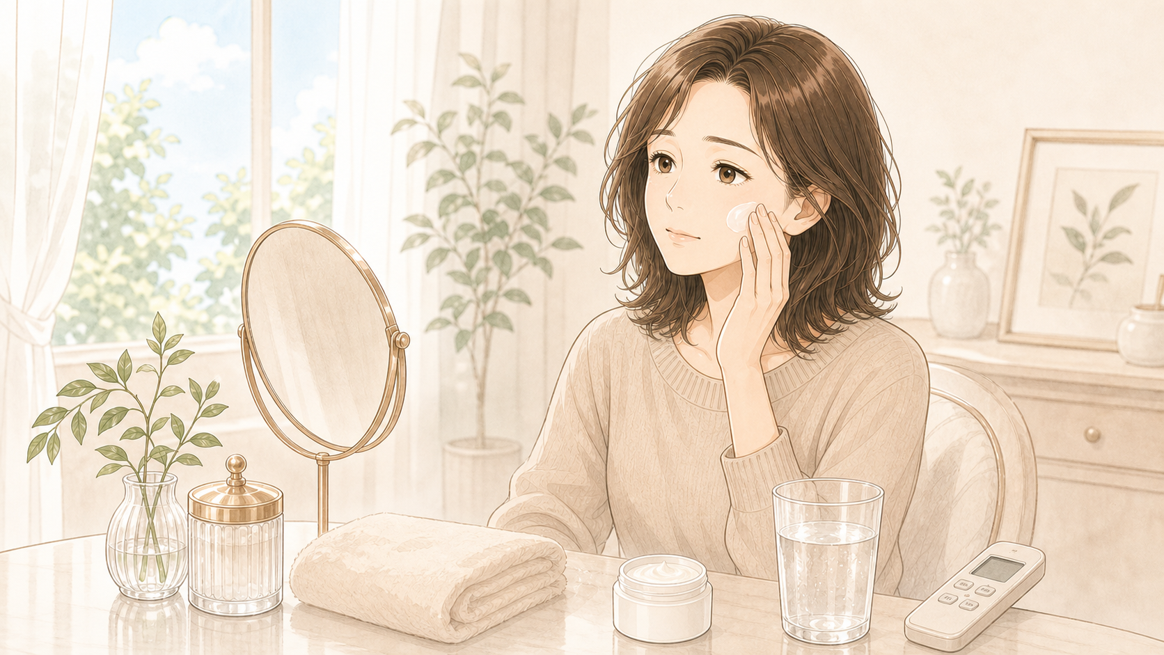 洗い方・お湯の温度・乾かす順番など家でできる夏の乾き対策のイメージ