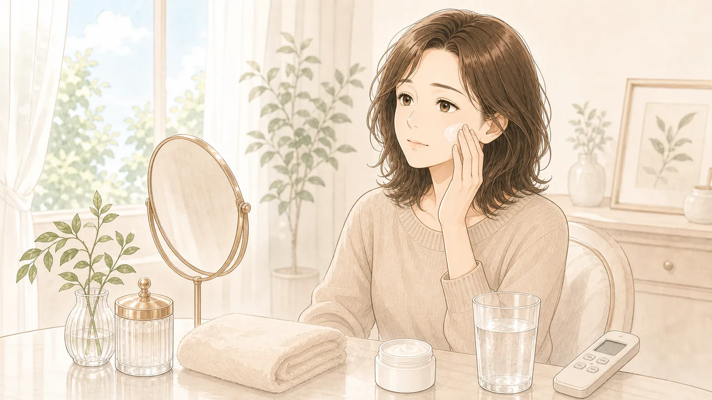 洗い方・お湯の温度・乾かす順番など家でできる夏の乾き対策のイメージ