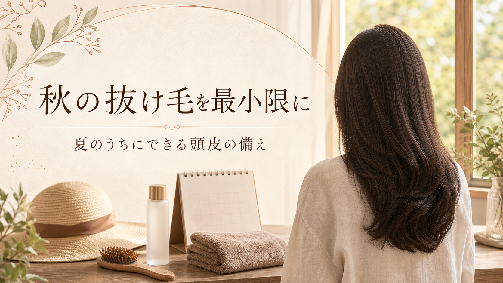 秋の抜け毛を最小限に。「夏のうち」にできる頭皮の備え