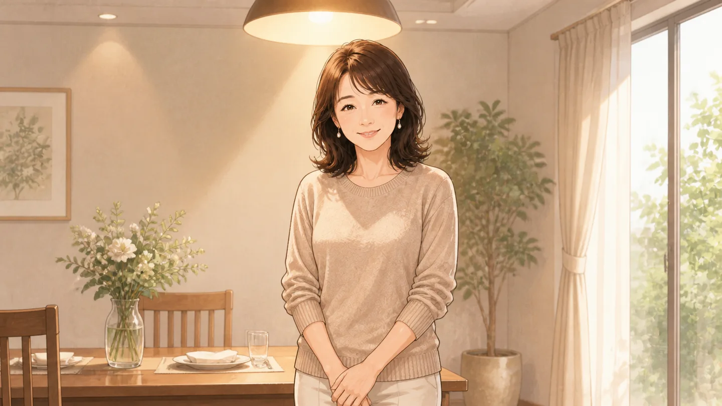 上からの光が影をつくることをあらわしたイメージ