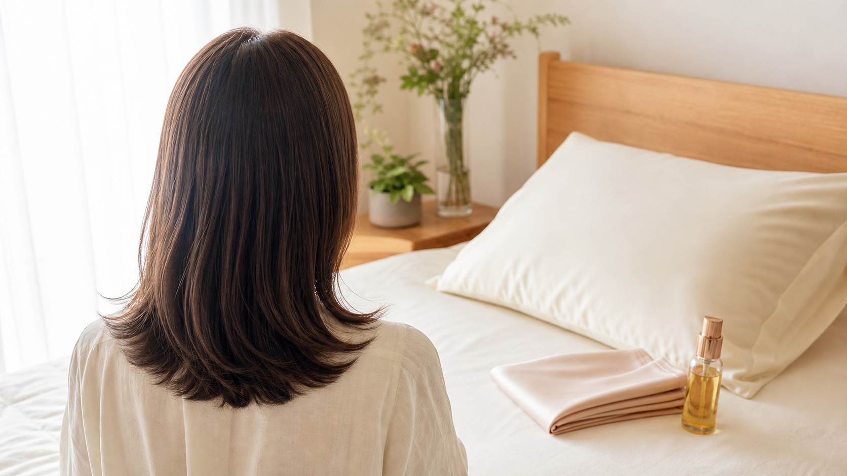 枕と髪のケア習慣のまとめイメージ