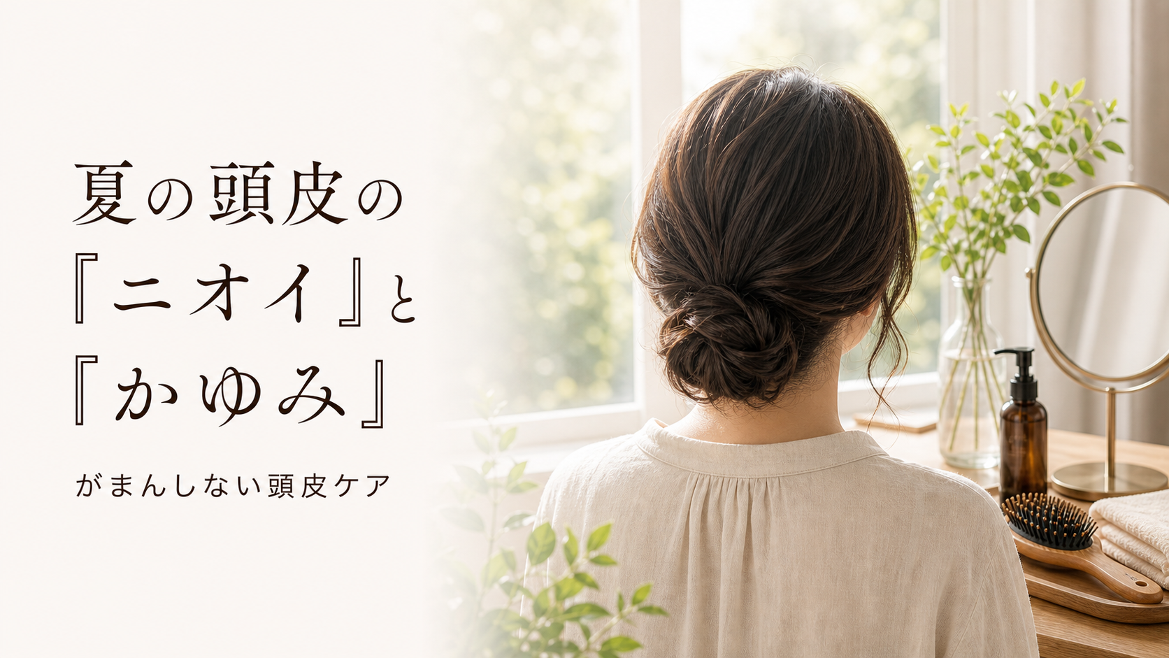 夏の頭皮の「ニオイ」と「かゆみ」、がまんしていませんか｜宇美町HARUの頭皮ケア