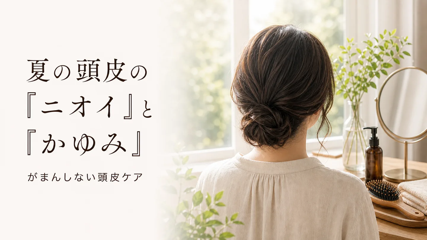 夏の頭皮の「ニオイ」と「かゆみ」、がまんしていませんか｜宇美町HARUの頭皮ケア